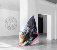 Luca Pozzi "Wall String #8" (2013), installation view, photo courtesy of Leap